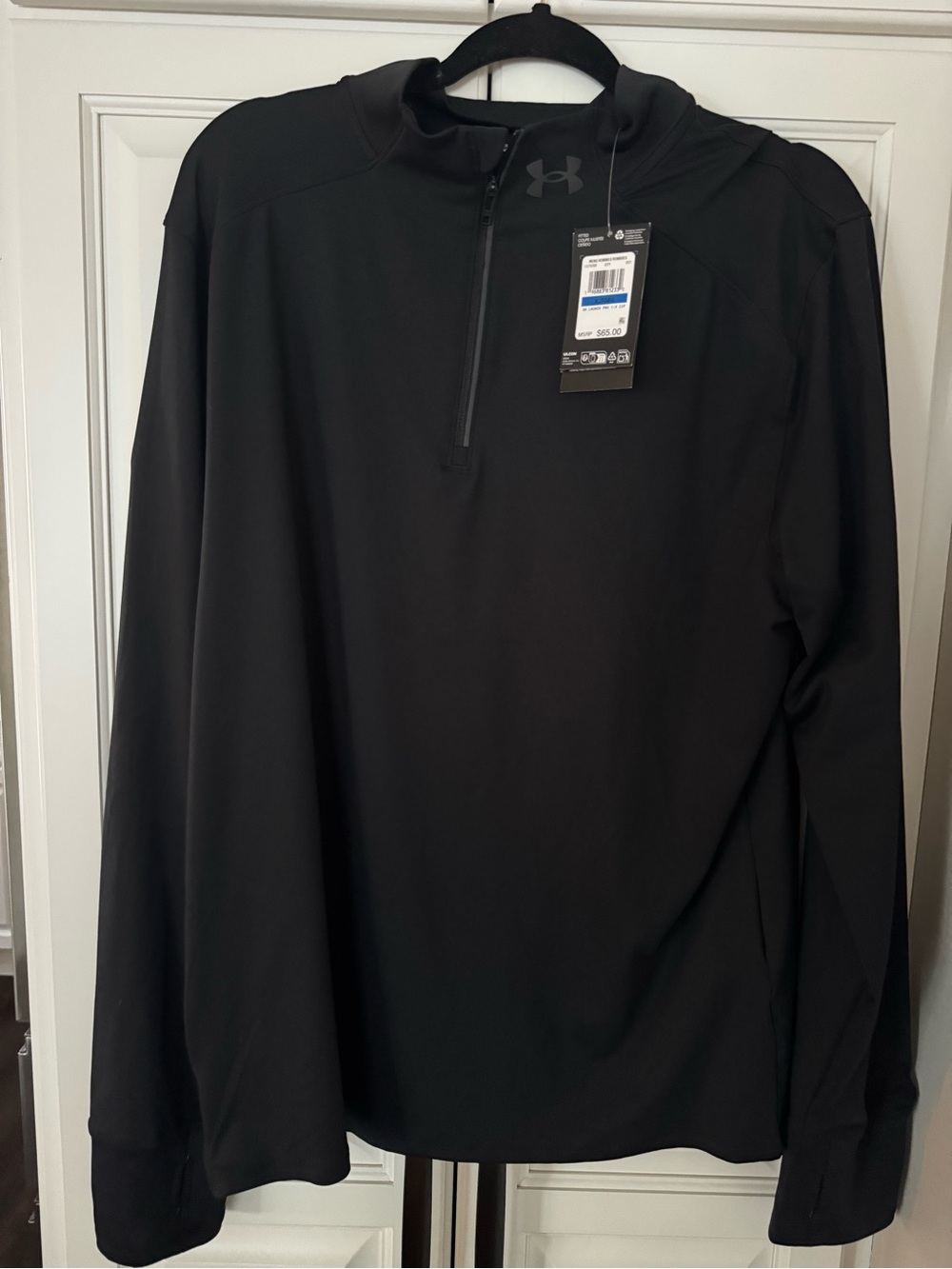 Under Armour Men’s Black 1/4 Zip Performance Pullover